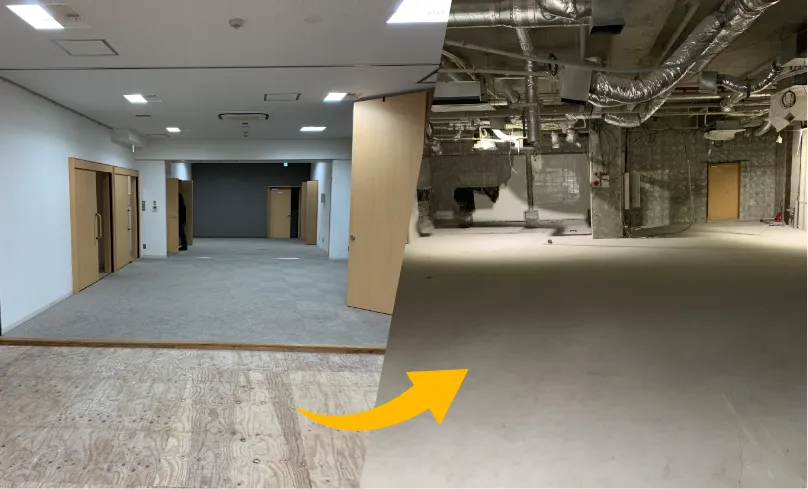 木造解体工事-ビフォーアフター